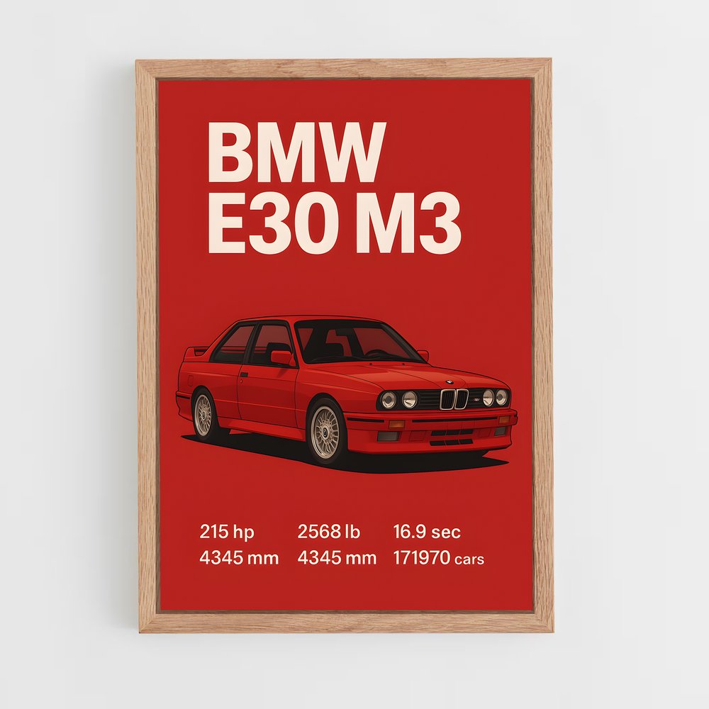 Poster M3 Legend – affiche BMW (vue 4)